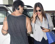 મુંબઈ એરપોર્ટ પર રોમાન્સ કરતા જોવા મળ્યા બિપાશા-કરણ, જુઓ તસવીરો