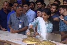 અંબાણી પરિવારની ભાવી પુત્રવધૂ રાધિકા કોની સાથે સોમનાથ મંદિરે પહોંચી? જુઓ તસવીરો