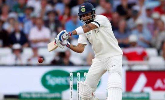 બાદમાં વિરાટ કોહલી 103 રનના સ્કોરે આઉટ થયો હતો.