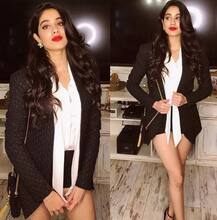 હોટ અંદાજમાં LFWમાં પહોંચી જ્હાનવી કપૂર, જુઓ તસવીરો