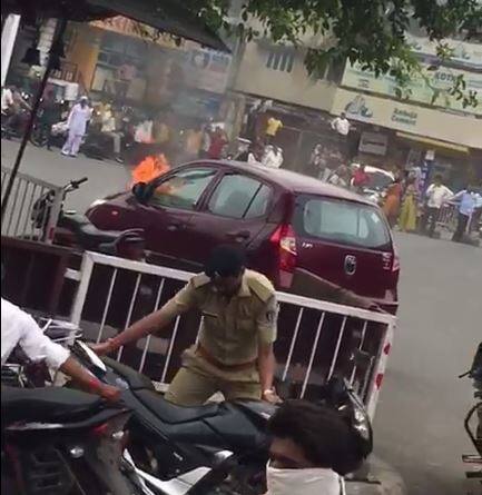 ઘટના બાદ પેટ્રોલ કારમાં ક્યા સંજોગોમાં આગ લાગી તેની ચર્ચા થતી હતી.