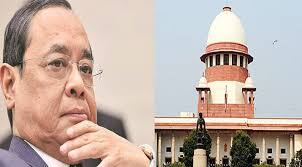  નવી દિલ્હી: સુપ્રીમ કોર્ટના આગામી મુખ્ય ન્યાયાધીશ જસ્ટિસ રંજન ગોગોઈ હશે. ચીફ જસ્ટીસ દીપક મિશ્રા જસ્ટિસ રંજન ગોગોઈના નામની ભલામણ કરશે. નિયમ અનુસાર સૌથી વરિષ્ઠ જજ સુપ્રીમ કોર્ટના મુખ્ય ન્યાયાધીશ હોય છે. મુખ્ય ન્યાયાધીશ તરીકે જસ્ટિસ રંજન ગોગાઈ 3 ઓક્ટોબરે શપથ લેશે. વર્તમાન મુખ્ય ન્યાયાધીશ દીપક મિશ્રા બીજી ઓક્ટોબરે નિવૃત થઈ રહ્યા છે.