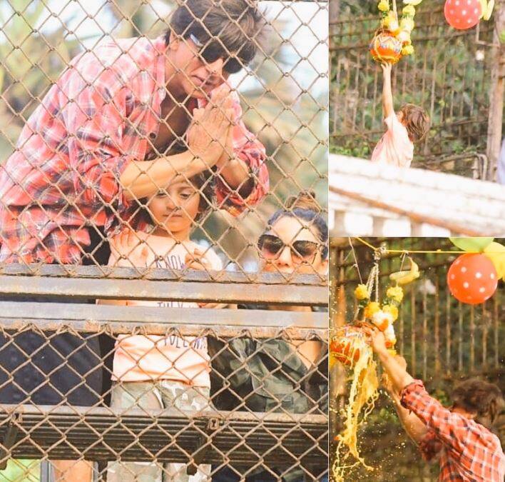 શાહરૂખે તસવીરો ટ્વિટર પર શેર કરીને બધાને જન્માષ્ટમીની શુભેચ્છા પાઠવી છે.