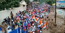 હાર્દિકના સમર્થનમાં પાટણથી ઉંઝા સુધીની સદભાવના પદયાત્રા, હજારો પાટીદારો જોડાયા