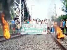 ક્યાંક તોડફોડ તો ક્યાંક આગચંપી, તસવીરોમાં જુઓ ભારત બંધની સ્થિતિ