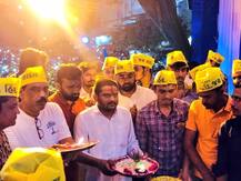 સુરતઃ હાર્દિક પટેલે ઉતારી ગણેશજીની આરતી, મોટી સંખ્યામાં પાટીદારો રહ્યા હાજર