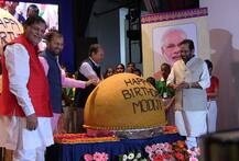 PM મોદીના બર્થ ડે પર બનાવાયો 568 કિલોનો લાડુ, જુઓ તસવીરો