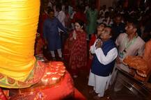 મુકેશ અંબાણીએ પરિવાર સાથે લાલ બાગ ચા રાજાના કર્યા દર્શન, જુઓ આ રહી તસવીરો