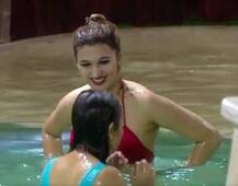 બિગ બોસ 12: સ્વિમિંગ પૂલમાં રેડ બિકિની પહેરી ઉતરી જસલીન મથારૂ, જુઓ તસવીરો