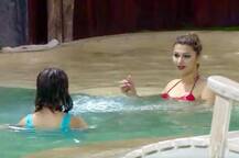 બિગ બોસ 12: સ્વિમિંગ પૂલમાં રેડ બિકિની પહેરી ઉતરી જસલીન મથારૂ, જુઓ તસવીરો