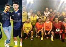 મહેન્દ્ર સિંહ ધોની અને નિક જોનાસ વચ્ચે રમાઇ ફૂટબૉલ મેચ, જાણો કોણ જીત્યુ