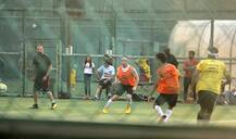 મહેન્દ્ર સિંહ ધોની અને નિક જોનાસ વચ્ચે રમાઇ ફૂટબૉલ મેચ, જાણો કોણ જીત્યુ