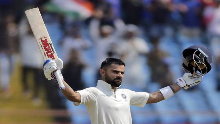 ટીમ ઇન્ડિયાના કેપ્ટન વિરાટ કોહલીએ પોતાની ટેસ્ટ કેરિયરનું 24મુ શતક ફટાકાર્યુ છે. સૌથી ઓછી ઇનિંગમાં 24 સદી ફટકારનારા કોહલીએ ઓસ્ટ્રેલિયાના ગ્રેગ ચેપલ, પાકિસ્તાનના મોહમ્મદ યુસુફ અને વેસ્ટ ઇન્ડિઝના દિગ્ગજ વિવ રિચાર્ડ્સને પાછળ પાડી દીધા છે. 