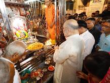 અમિત શાહે માણસામાં કુળદેવીની ઉતારી આરતી, સાથે કોણ-કોણ રહ્યું હાજર