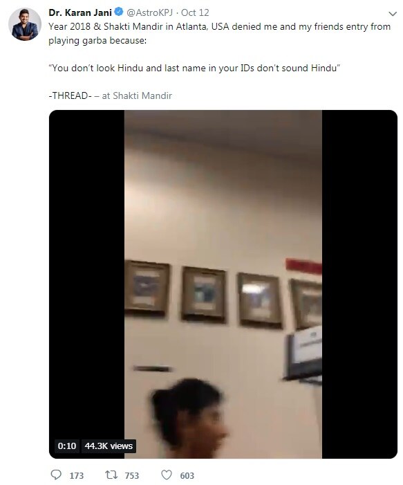 સોશિયલ મીડિયા પર આ ઘટનાનો ઉલ્લેખ કરતાં પહેલાં કરણે શ્રીશક્તિ મંદિરને ઇમેલ પણ મોકલાવ્યો હતો. ત્યારબાદ એડમિનિસ્ટ્રેશને આ ઘટના માટે ખેદ વ્યક્ત કર્યો. કરણ 2016માં વૈજ્ઞાનિકોની ગુરૂત્વાકર્ષણ તરંગો પર શોધ કરતી એક 'લિગો' ટીમમાં સામેલ થયા હતા. તે મૂળ ગુજરાતના વડોદરા શહેરમાં રહે છે. છેલ્લાં 12 વર્ષોથી તે અસ્થાયી રીતે અમેરિકામાં જ રહે છે.