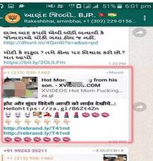 આણંદ BJPના વોટ્સએપ ગ્રુપમાં અશ્લિલ વીડિયોની લિંક પોસ્ટ થતાં ખળભળાટ, જાણો વિગત