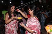 તનુશ્રી દત્તાની બહેને લગ્ન બાદ પ્રથમ વખત કરી આ વિધિ, જુઓ તસવીરો