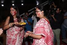 તનુશ્રી દત્તાની બહેને લગ્ન બાદ પ્રથમ વખત કરી આ વિધિ, જુઓ તસવીરો