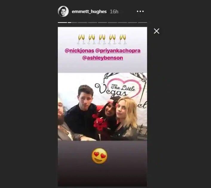 એક સંજોગ એ પણ છે કે વર્ષ 2013માં એક મેગેઝીનને આપેલા ઇન્ટરવ્યૂમાં પ્રિયંકાએ કહ્યું હતું કે તે લાસ વેગાસના કોઈ ચર્ચમાં લગ્ન કરવા ઇચ્છે છે.