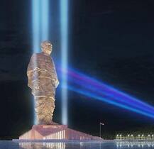 ‘સ્ટેચ્યૂ ઓફ યુનિટી’: લાઈટિંગથી ઝગમગી રહી છે સૌથી ઊંચી પ્રતિમા, સામે આવી આ તસવીરો