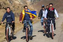 સલમાન ખાને કેન્દ્રીય મંત્રી સાથે ચલાવી 10 કિલોમીટર સુધી સાઈકલ, તસવીર થઈ વાયરલ