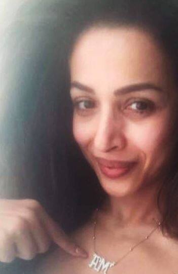 હાલમાં જ મલાઈકા અરોરાની એક તસવીર સામે આવી છે. આ તસવીરમાં મલાઈકાના ગળામાં એક પેન્ડલ સેટ જોવા મળી રહ્યો છે જેમાં AM લખ્યું છે. પેન્ડલ સેટમાં લખેલો A અર્જુન કપૂર તરફ ઈશારો કરી રહ્યો છે. ઉલ્લેખનીય છે કે મલાઈકાના દિકરાનાનું નામ પણ અરહાન છે અને તેના પૂર્વ પતિનું નામ પણ એ થી શરૂ થાય છે.