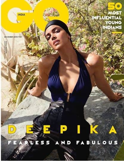 દીપિકા GQ મેગેઝીનના ડિસેમ્બરના કવર પેજ પર નજરે પડશે.