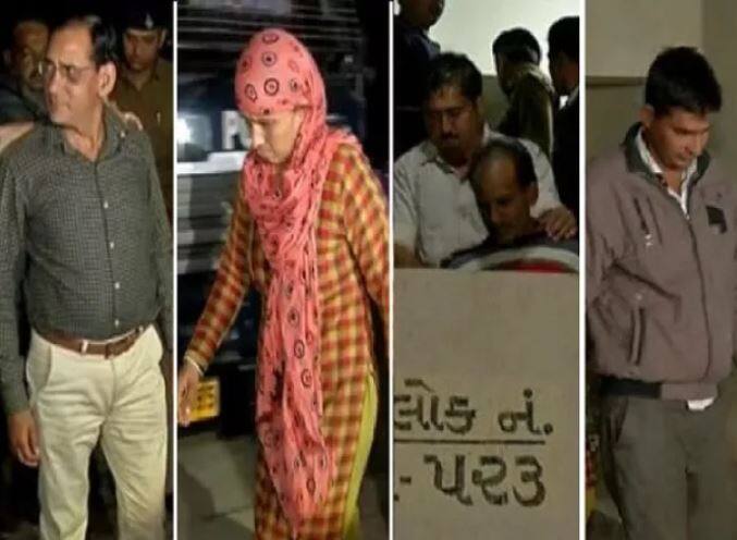 ગાંધીનગર: ગુજરાત રાજ્ય પોલીસ ભરતી બોર્ડ દ્વારા રવિવારે લોક રક્ષકની ભરતી માટે પરીક્ષાનું આયોજન કરવામાં આવ્યું હતું. જોકે, પરીક્ષા પહેલા જ પેપર લીક થઈ જતાં પરીક્ષાને રદ્દ કરવામાં આવી હતી. પોલીસે પાંચ આરોપીઓની ધરપકડ કરી હતી.
