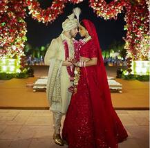 પ્રિયંકા-નિકની દુલ્હન-દુલ્હા લુકની પ્રથમ તસવીર આવી સામે, જુઓ PICS