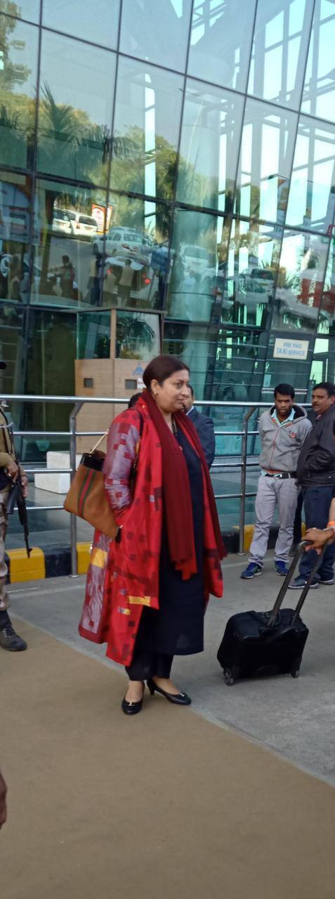 કેન્દ્રીય મંત્રી સ્મૃતિ ઈરાની.