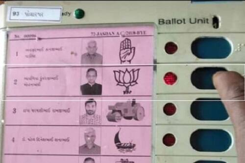 ઉલ્લેખનીય છે કે મતદાન મથકમાં ઈલેક્ટ્રોનિક ગેઝેટ ના લઈ જવાની સૂચના હોવા છતાં મોબાઈલના ઉપયોગને લઈ તપાસ થશે. ચૂંટણી પંચના નિયમ ભંગ હેઠળ કાર્યવાહી કરવામાં આવશે. 