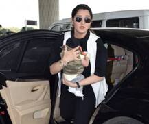 પુત્ર સાથે એરપોર્ટ પર જોવા મળી ટેનિસ સ્ટાર સાનિયા મિર્ઝા, જુઓ તસવીરો