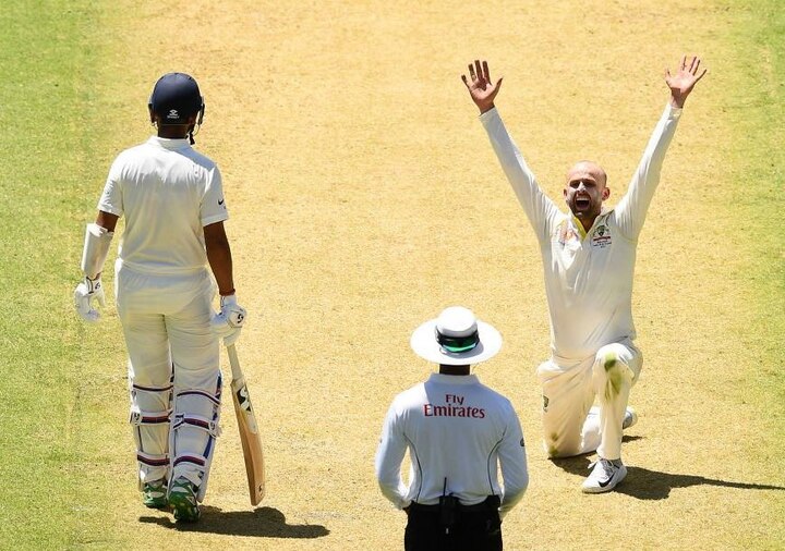 લાયને રહાણેને ટેસ્ટમાં 9મી વખત આઉટ કર્યો હતો.  લાયન પૂજારાને 8 વખત આઉટ કરી ચુક્યો છે. 