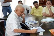 ગોવા: લાંબા સમય બાદ CM પર્રિકર નવા વર્ષે પહોંચ્યા સચિવાલય, જુઓ તસવીરો