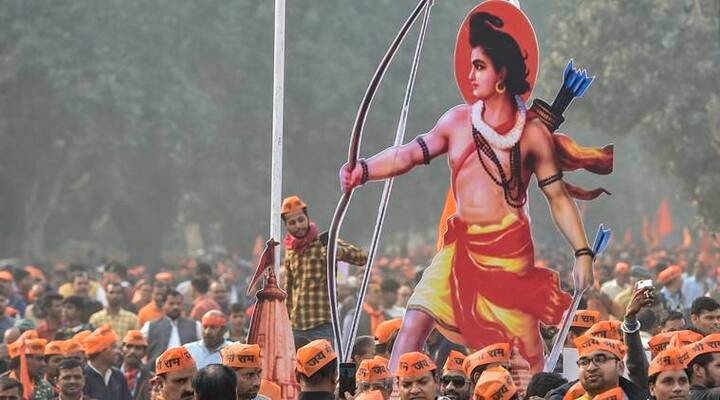 આરએસએસે કહ્યું કે, આ પ્રસ્તાવમાં ભાજપે કહ્યું હતું કે, અયોધ્યામાં રામ જન્મભૂમિ પર ભવ્ય રામમંદિર બનાવવા માટે સંવાદ અથવા યોગ્ય કાયદો બનાવવાનો પ્રયત્ન કરશે.