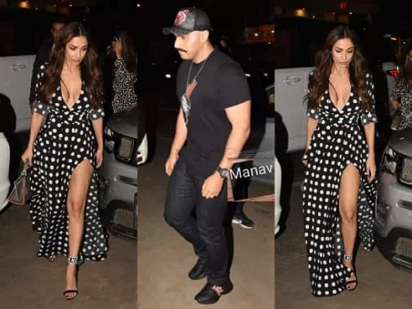 મુંબઈ: બોલિવૂડ અભિનેત્રી મલાઈકા અરોરા અને અર્જૂન કપૂર હાલ પોતાના લીવ ઈન લાઈફને લઈને બહુ જ ચર્ચામાં છે. એવામાં એકવાર ફરીથી અર્જુન અને મલાઈકાની ગર્લ ગેંગ સાથે મોડી રાત સુધી પાર્ટી કરતા સ્પોટ થયા હતાં. આ દરમિયાન મલાઈકા અરોરા બ્લેક ડ્રેસ અને હાઈ હીલ્સમાં બહુ જ હોટ અંદાજમાં જોવા મળી હતી. 