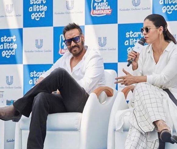 કાજોલે કહ્યું, આપણે જવાબદાર લોકો તરીકે વર્તન કરવું જોઈએ. આપણે પ્લાસ્ટિકને રીસાઈકલ કરવું જોઈએ અને પછી એનો ફરી ઉપયોગ કરવો જોઈએ.