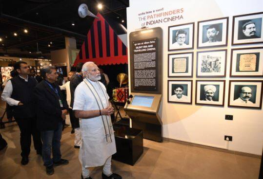 ભારતીય સિનેમા નામના હોલમાં દેશભરની સિનેમા સંસ્કૃતિ બતાવવામાં આવી છે. ખાસ કરીને મ્યુઝિયમને નવ વર્ગોમાં વિભાજીત કરવામાં આવ્યું છે. જેમાં સિનેમાની ઉત્પત્તિ, ભારતમાં સિનેમાનું આગમન, ભારતીય મૂળની ફિલ્મ, ધ્વનિની શરૂઆત, સ્ટૂડિયો યુગ, દ્વિતીય વિશ્વ યુદ્ધનો પ્રભાવ, રચનાત્મક જીવંતતા, ન્યૂ વેવ અને ક્ષેત્રિય સિનેમા સામેલ છે.