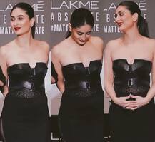 Lakme Fashion Week: બ્લેક હોટ ડ્રેસમાં રેમ્પ પર ઉતરી કરિના કપૂર, જુઓ તસવીરો