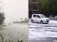 શિમલા-મનાલી નહીં, આ છે દિલ્હી, કરાથી આ રીતે ઢંકાઈ ગયું શહેર