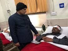 પુલવામા આતંકી હુમલો: ઘાયલ જવાનોની ગૃહમંત્રી રાજનાથ સિંહે લીધી મુલાકાત