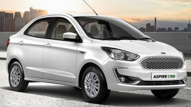 ford introduces cng option for aspire price at rs 6 lakh 27 thousand ફોર્ડ એસ્પાયરનું સીએનજી વર્ઝન થયું લોન્ચ, જાણો કિંમત અને ફીચર્સ