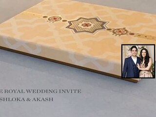 આકાશ અંબાણી-શ્લોકા મહેતા Royal Wedding: મહેતા પરિવારની કંકોત્રી આવી સામે, વીડિયોમાં જુઓ કેવી છે કંકોત્રી