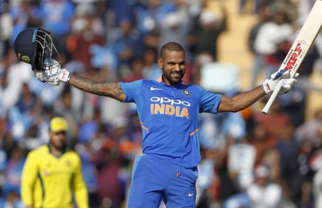 INDvAUS: શિખર ધવને ફટકારી સદી, થયો ખાસ લિસ્ટમાં સામેલ India vs Australia Shikhar Dhawan joins a 10000 list a runs for india INDvAUS: શિખર ધવને ફટકારી સદી, થયો ખાસ લિસ્ટમાં સામેલ