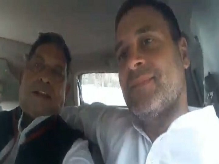 rahul gandhi helps injured journalist reach aiims રાહુલ ગાંધીએ રોડ અકસ્માતમાં ઘાયલ પત્રકારની કરી મદદ, પોતાની કારમાં બેસાડીને પહોંચાડ્યો હોસ્પિટલ