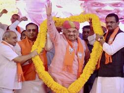 અમદાવાદ: મેગા રોડ શો કરતાં પહેલાં ભાજપ નેતા અમિત શાહે ઘરે શું કર્યું, જાણીને ચોંકી જશો