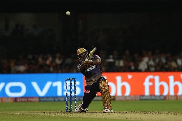 IPL 2019 kolkata knight riders beat royal challengers bangalore by five wicket IPL 2019: રસેલેની 7 છગ્ગા સહિત 48 રનની આક્રમક બેટિંગની મદદથી KKRની શાનદાર જીત, RCBની સતત પાંચમી હાર