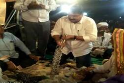 રાજકોટઃ માતાજીના માંડવામાં ભાજપના કયા ધારાસભ્ય ધુણ્યા? કયા સાંસદ પણ રહ્યા હાજર?