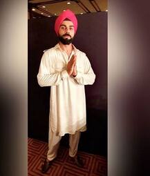 વિરાટ કોહલી બન્યો સરદાર, શેર કર્યો નવો લુક, જુઓ તસવીર