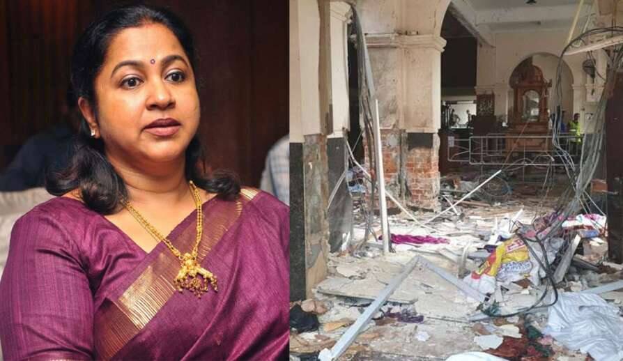 indian actress radikaa sarathkumar survived in sri lanka bomb blast શ્રીલંકા બોમ્બ બ્લાસ્ટમાં માંડ માંડ બચી આ ભારતીય એક્ટ્રેસ, ટ્વીટ કરી આપી જાણકારી